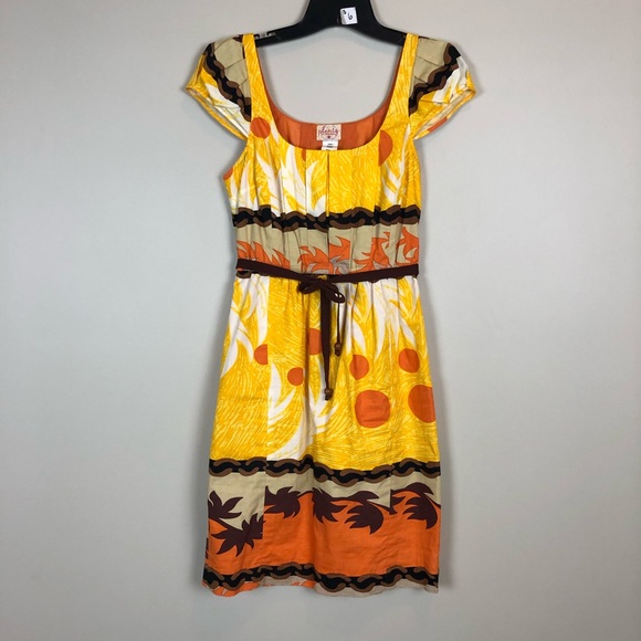 Anthro Plenty by Tracy Reese Cap Sleeve Mini - Picture 4 of 6